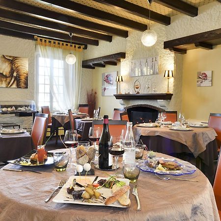 Logis Hotels Restaurant Le Dauphin Salbris Esterno foto