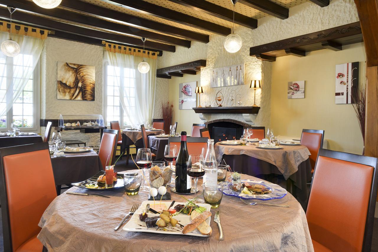 Logis Hotels Restaurant Le Dauphin Salbris Esterno foto